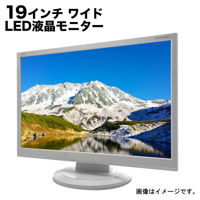 【エントリーで最大10000P】【超特価】厳選大手メーカー 液晶モニター シークレット 19インチワイド ノングレア VGA DELL NEC 等 液晶ディスプレイ【中古】