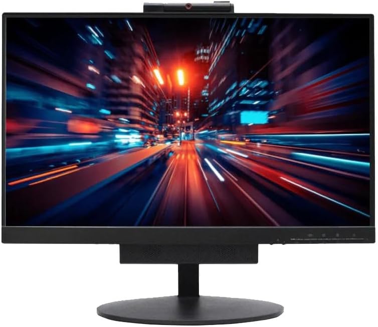 Lenovo ThinkCentre TIO22Gen3 液晶モニター 21.5インチワイド ブラック 1920×1080 （フルHD） 16:9 IPSパネル LEDバックライト付 液晶ディスプレイ ノングレア ディスプレイポート VESA準拠 【中古】