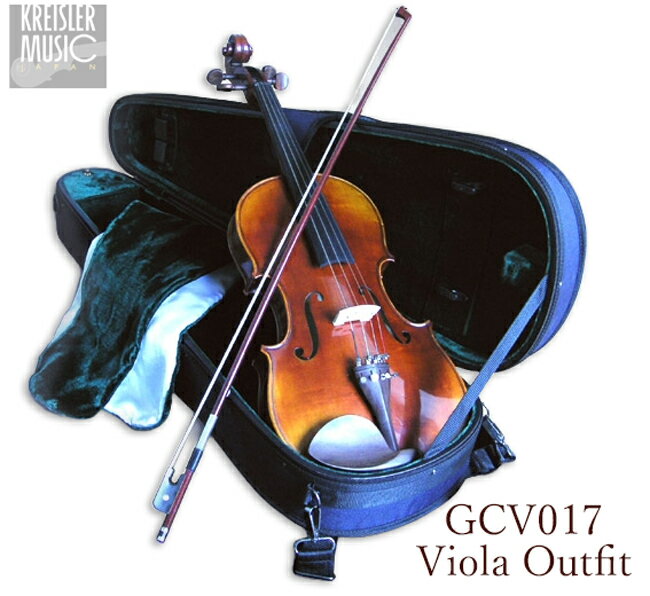 GCV-017 ビオラセット ストラディバリモデル (本体・弓・ケース・肩当て・松脂 5点セット) 15インチサイズ