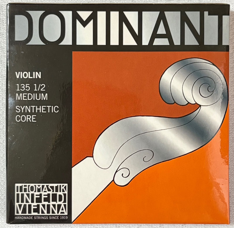 【4弦セット】バイオリン弦◆ドミナント Dominant◆分数 1/2サイズ E130, A131, D132, G133