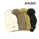 50%OFF セール 【返品・交換不可】 by LOVEiT バイラビット 子供服 23冬 ボンボン付きケーブルキャップ by7834443