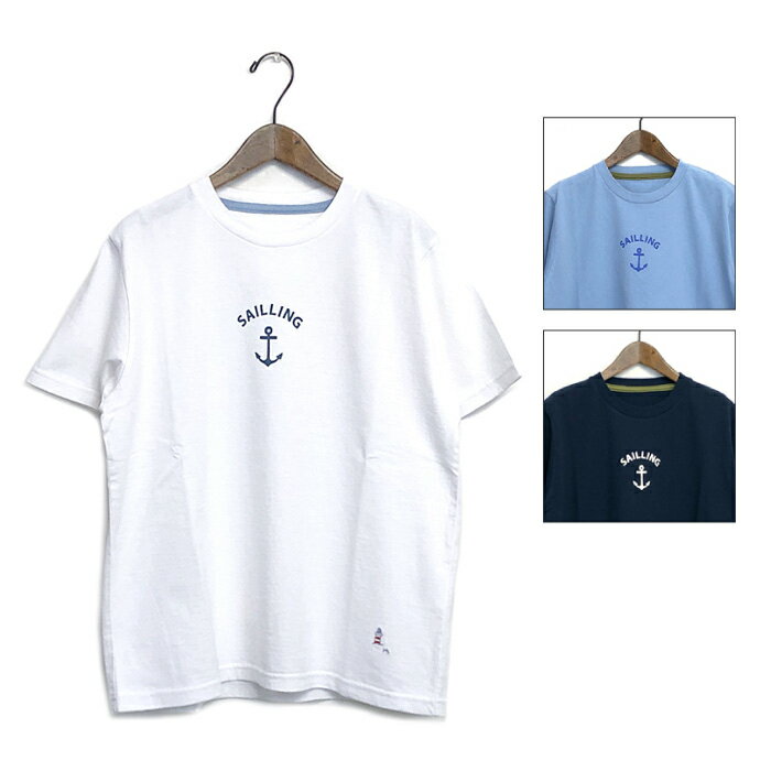 快晴堂 かいせいどう HAYATE・セーリングTシャツ A柄：『SAILLING』 24春夏 41C-27