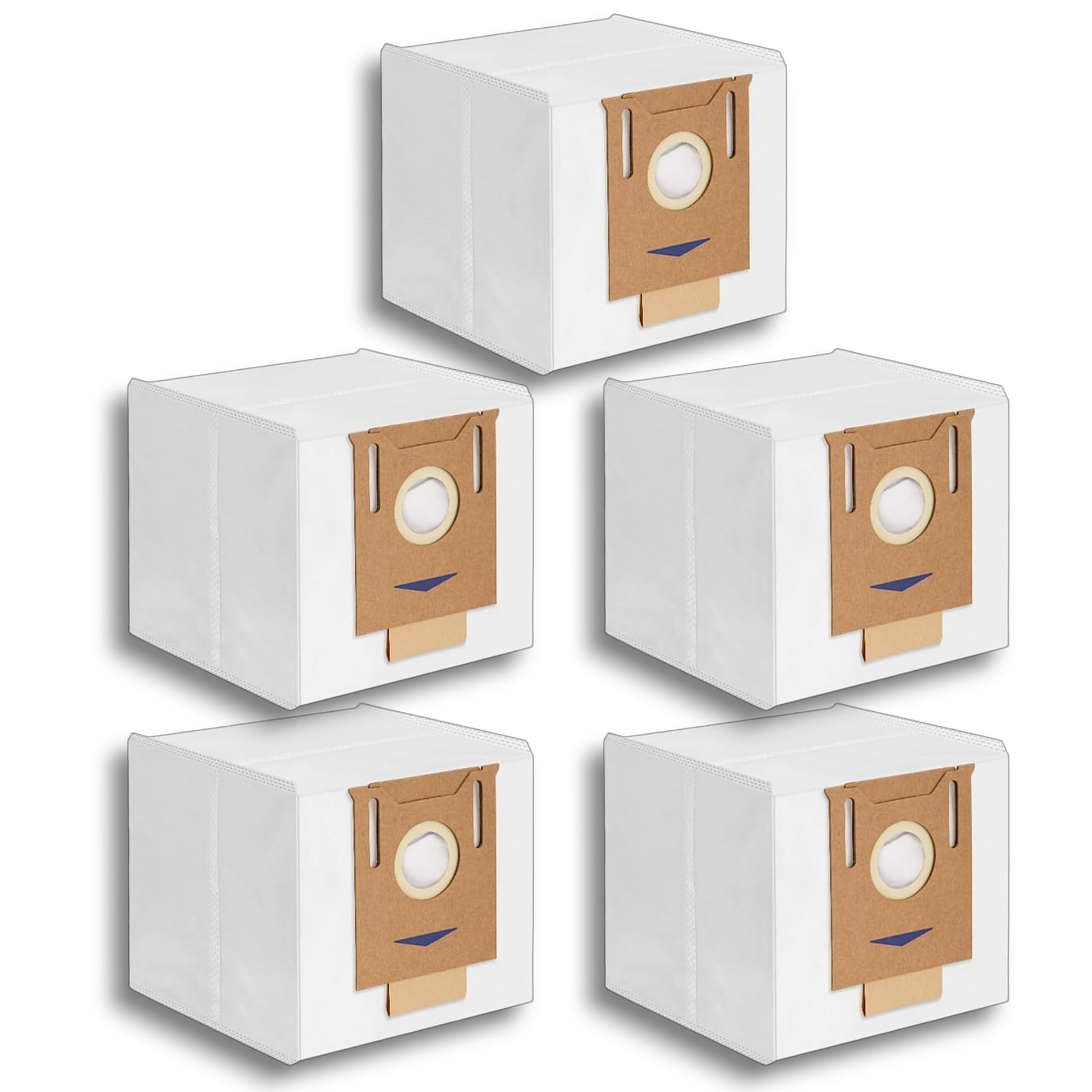 【商品概要】エコバックス 紙パック 5枚 DEEBOT N10 PLUS/T9+/T9 AIVI+/N8+/N8 PRO+/T8+/T8 AIVI+対応 ダストバッグ 互換品。自動ゴミ収集ステーション用の使い捨て紙パックです。満杯になった紙パックを取り外して交換できます。【対応機種】DEEBOT N10 PLUS / T9+ / T9 AIVI+ / N8+ / N8 PRO+ / T8+ / T8 AIVI+【セット内容】交換用紙パック×5枚【交換・お手入れ】紙パックは洗浄・再使用しないでください。満杯または破損した場合は新しいものへ交換してください。【ご購入前の確認】自動ゴミ収集ステーションの差込口・台紙形状を現物と照合してください。※本製品は互換品で、ECOVACSの純正品ではありません。メーカー名・機種名・部品番号は対応機種を説明するために使用しています。同じシリーズ名でも製造時期や仕様により形状が異なる場合があります。必ず現在使用中の部品と商品画像を照合してください。