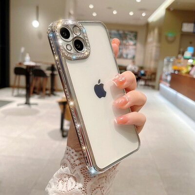 Rakuten - 【お買い物マラソン セール ★10％OFF】送料無料 スマホケース キラキラ iphone13 iphone13pro iphone13promax ケース ピンク　紫　ブルー　シルバー　iPhoneケース　アイフォン 韓国　送料無料