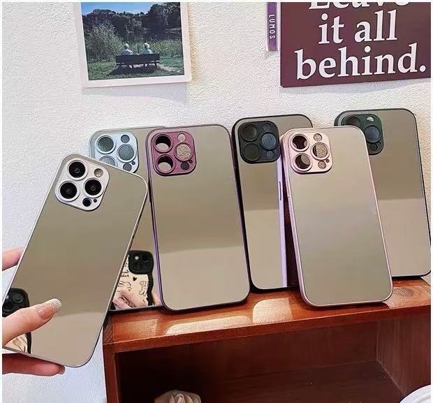 乐天商城 - スマホケース iphone13 iphone13pro iphone13promax　 iphone12pro iphone12mini iphone12promax ケース　ミラー　mirror　背面 ミラー アイフォン 鏡 iPhoneケース 韓国