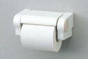 【TOTO】紙巻器 YH52R 樹脂製 サイズ180×105×85 ワンタッチ ワンハンドカット ペーパー幅114mm 芯あり対応 本体ホワイトカラー ライトグレー パステルピンク ベージュ 3色キャップ付き