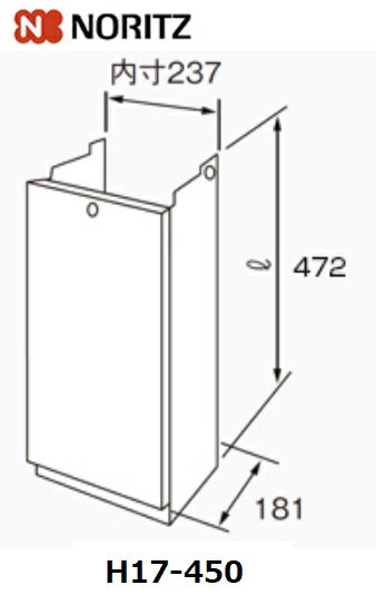 ŹҸ˺߸ʡۡڥΡġNORITZ ۴ɥС H17 (450) ̾ɡ0370301