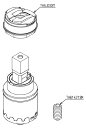 【TOTO】シングルバルブ部 TH5B0428 キッチン 水栓 部品・補修品 消耗・交換パーツ 送料無料