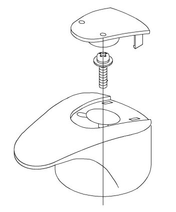 【TOTO】シングルレバー　THA10　水栓金具用　レバーハンドル部　洗面所　混合水栓　交換品　消耗品　定形外郵便送料無料