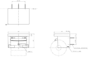 【TOTO】棚付紙巻器　YH501FMR　樹脂製　サイズ162×120×105 棚：木質製　トイレアクセサリー　ペーパーホルダー　3色展開　送料無料