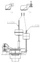 【TOTO】排水弁部 HH07038RZ 住宅会社向け トイレ部品 補修品 大便器タンク部品 ロータンク式大便器用 消耗品 交換パーツ送料無料