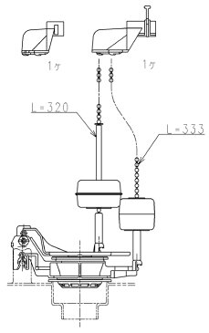 【TOTO】排水弁部 HH07043Z ピュアレストQR EX向け トイレ部品・補修品 大便器タンク部品 ロータンク式大便器用 消耗品 交換パーツ メール便送料無料