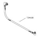 【TOTO】フレキシブルホース TCM1490 ウォシュレット 給水ホース 水漏れ 補修品 交換部品 送料無料