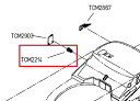 【TOTO】給水フィルター付水抜栓 TCM2214 ウォシュレット部品 補修品 定形外郵便送料無料