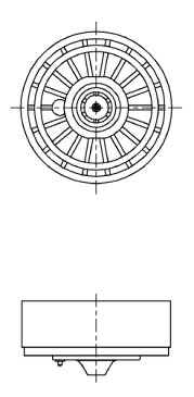 【TOTO】トイレ部品・補修品　US610C用ダイヤフラム部　TH653-2　小便器部品　オプション・消耗品　定形外郵便送料無料