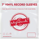 MayRecords 50枚セット 7インチEPレコード外袋 シングル・ジャケット用アウタースリープ 厚み0.17mm オープン開口式 静電防止素材