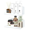 Toski お風呂ラック マグネット 浴室用ラック 2個セット 超強力 マグネット アクリル製品 錆びない 冷蔵庫サイドラック キッチン/バ