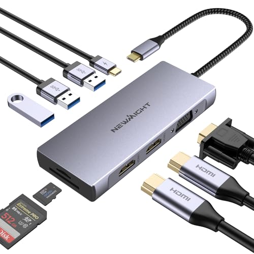ドッキングステーションhdmi 2つ Dual Display USB C ハブ Dock 9-in-1 MST デュアル 4K HDMI 拡張 リ..