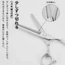 Sopplea スキバサミ セルフカット 低スキ率 10% 15%プロ仕様 すきばさみ ヘアカット 子供 大人 家庭用 散髪 ステンレス 髪切りハサミ