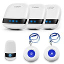 LIOTOIN 呼び出し ベル 介護用 【受信機3個+送信機3個セット】 ワイヤレス 家庭用呼び出しチャイム ナースコール インターホン 工事