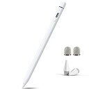 Adrawpen タッチペン iPad ペン【2023年最新型 POMペン先/導電繊維ペン先 2in1】 スタイラスペン 高感度 高精度 傾き感知 磁気吸着
