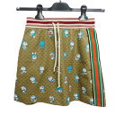 グッチ GUCCI パンツ ドラえもん テクニカル ジャージー スカート 藤子不二雄 ウェブ XXS 155/60Y ミニ GGスプリーム 656596 XJD...