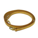 ルイ・ヴィトン LOUIS VUITTON ショルダーストラップ バンドリエール 120 ヌメ革 幅1.2cm ロング ベージュ 調節不可 LVロゴ ナチュラル...