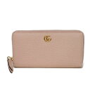 グッチ GUCCI 長財布 ダブルG ジップアラウンドウォレット パステル ラウンドファスナー GGマーモント パーフェクトピンク 456117 CAO0G 5909 レディース 長サイフ サイフ お札入れ エレガント 高級 上品 大人 ブランド【中古】