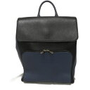 グッチ GUCCI リュックサック バックパック ロゴ エンボス デイパック ブラック バイカラー ネイビー 406364 メンズ バッグ かばん エレガント 高級 上品 大人 ブランド【中古】