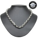 モアサナイト .925Silver 10mm オーディンリンクチェーン ネックレス Moissanite メンズ シルバーネックレス ODIN LINK CHAIN Kronic jewelry【ショールーム展示品】(4)