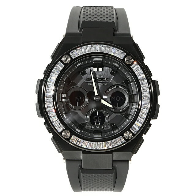 G-SHOCK G-Steel GST w300 バゲットカットCZダイヤ（キュービックジルコニア）カスタムベゼル Gスチール Kronic 時計 プレゼント クリ..