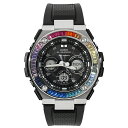 G-SHOCK GST w300 G-Steel レインボー バケットCZダイヤ(キュービックジルコニア)Gスチール Kronic 時計 カスタムベゼル 18K...
