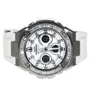 G-SHOCK GST w310 Gスチール G-Steel ホワイト 白 バケットCZダイヤ（キュービックジルコニア）カスタムベゼル Kronic 腕時計 プレゼント クリスマス　メンズ ギフト お祝い 誕生日※動画あり