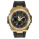 G-SHOCK GST w300 Gスチール ゴールド 大粒4mmCZダイヤ（キュービックジルコニア）カスタムベゼル 18K GOLD カスタム Kronic クロニック 時計 プレゼント クリスマス メンズ ギフト お祝い 誕生日【未使用品】【中古】【保証付き】※動画あり