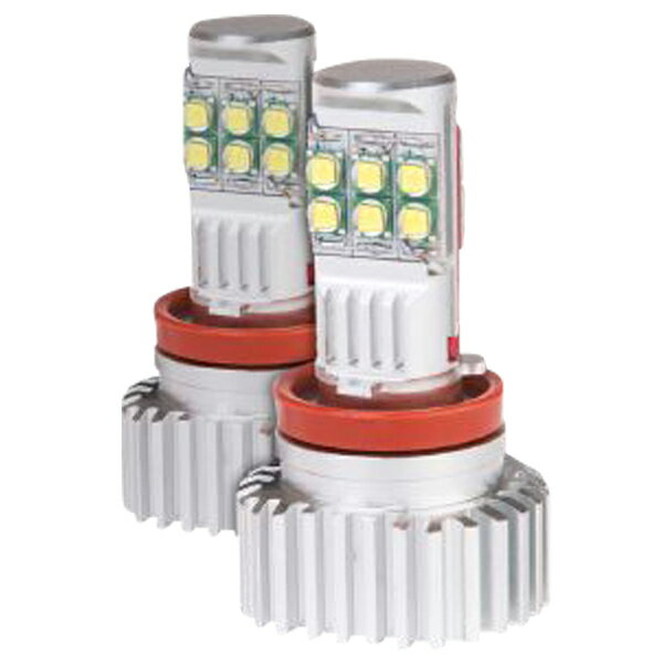H8 H9 H11 H16 LED フォグランプ ヘッドライト CREE 4500LM 6500K 12V 24V 2個 バルブ 4500ルーメン ホワイト 白 XM-L2