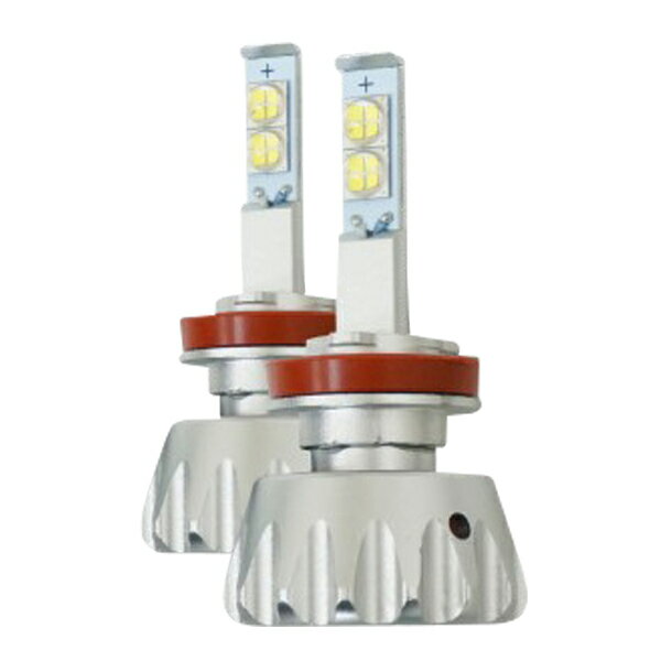 LED バルブ フォグランプ ヘッドライト H8 H9 H11 H16 30W CREE 4500LM 6500K 2個 12V 24V 純白光 ホワイト 省電力 長寿命 低リスク 車 バイク