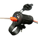 バイク用 USB ポート 充電 チャージ 2ポート 1A 2.1A 急速充電 防滴仕様 12V 24V ツーリング スマートフォン スマホ ナビ 充電器 LED...