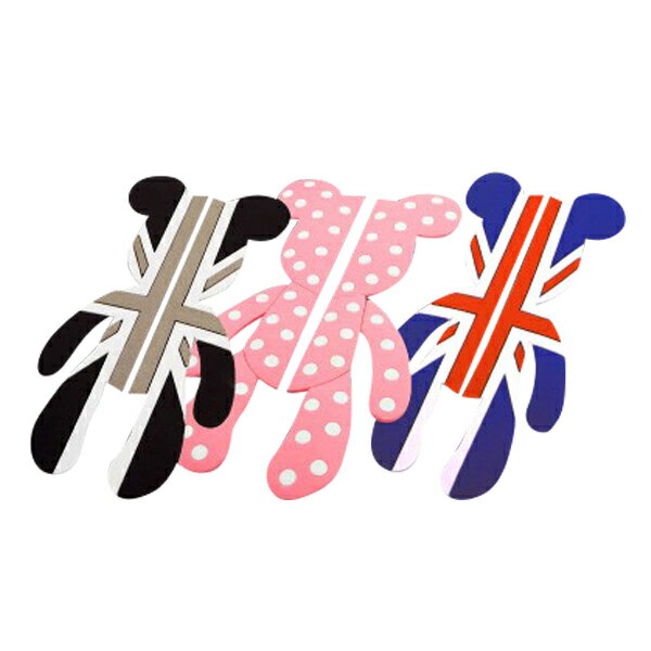 MINI ミニクーパー シリコンドアプロテクター 3色 アクセサリー ドアガード ドアエッジプロテクター カバー ガード 傷防止 パーツ ユニオンジャック ピンク ドット クマ くま ベアー @a599