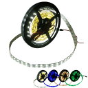 LEDテープライト 24V 5M 600LED 激光 基盤露出非防水タイプ 両側配線 4色【ホワイト】 【ウォームホワイト】 【ブルー】 【グリーン】 トラック 船舶用品 店舗 作業灯 間接照明