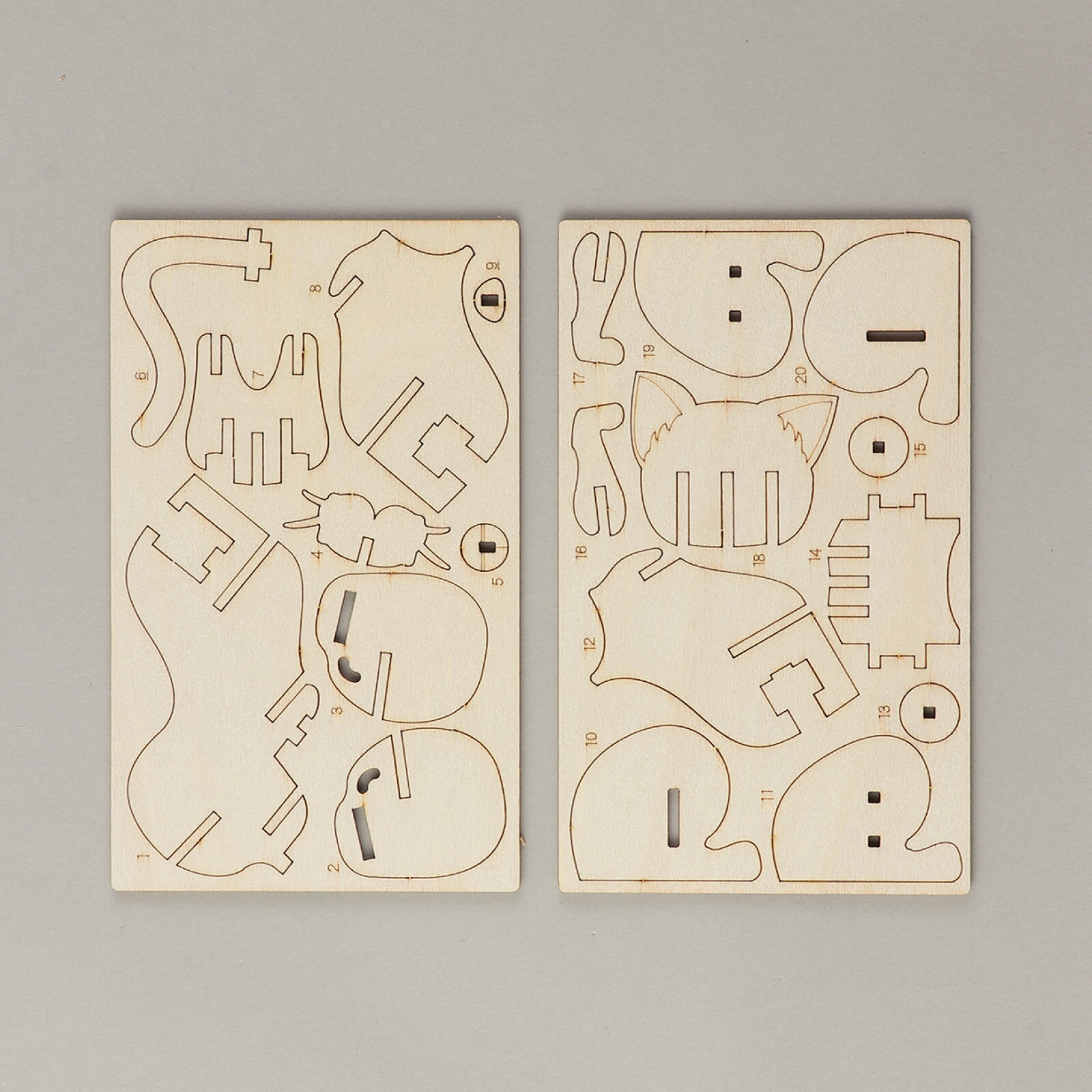 木製3Dパズル ネコ 58726 (587264) 工作 知育 玩具 アーテック+