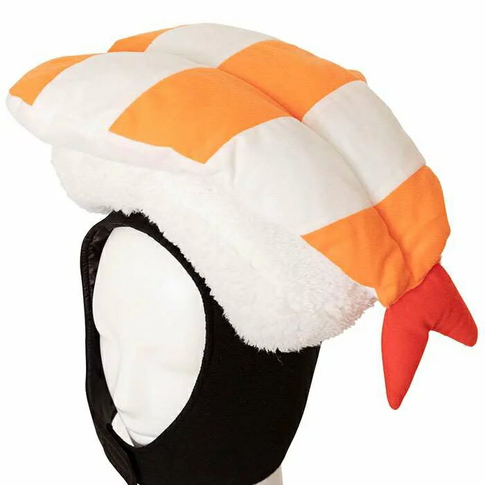 かぶりもん えび寿司(891956) かぶりもの かぶりもの キャップ 帽子 かんたん仮装 おもしろ 小道具 仮装 変装 宴会 コスプレ パーティーグッズ エビ 海老 えび お寿司 すし スシのサムネイル