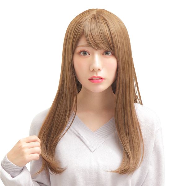 WIGGY RICH ストレートロング（マロンブラウン） （891871）ファッションウィッグ プチプラ　レディース フルウィッグ