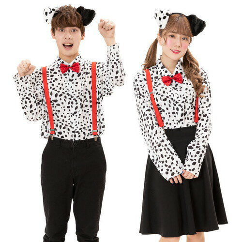 ダルメシアンシャツ 886051 UNISEX コスプレ ハロウィン 送料無料