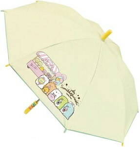 子供用晴雨兼用長傘　すみっコぐらし　パーク　50cm　キッズ傘 日傘　梅雨　雨 梅雨 レイン アンブレラ ファッション 服飾 おでかけ キッズ ギフト プレゼント　ワンタッチ