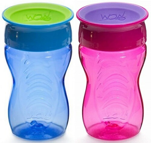 Wow Cup Kids ワオカップキッズ トライタン(ピンク・ブルー)ベビーマグのサムネイル