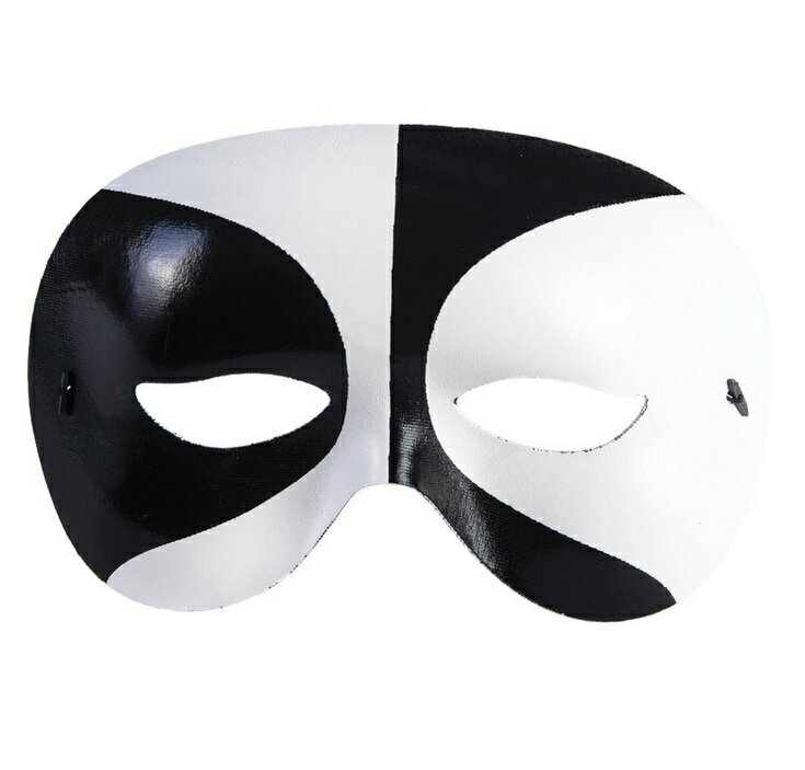 ハーフマスク ブードゥー 548970 【 コスプレ 衣装 ハロウィン パーティーグッズ おもしろ かぶりもの 仮面舞踏会 マスク プチ仮装 面白マスク おもしろマスク ダンスマスク ドミノマスク 変装…