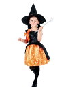 キュートウィッチ 子供用 (440714)【 コスプレ 衣装 ハロウィン 仮装 コスチューム 子供 可愛い 魔女 子ども用 パーティーグッズ 魔法使い こども ...