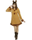 トナカイ コスプレ ベーシックトナカイワンピース (448789)【 コスプレ 衣装 動物 アニマル ワンピース レディース トナカイ衣装 仮装 大人用 女性用...