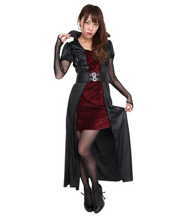 ヴァンパイアレディ (449540)【 コスプレ 衣装 ハロウィン 仮装 コスチューム レディース 大人用 ドラキュラ 吸血鬼ドレス バンパイア 余興 女性用 ...