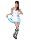 スイートアリス (449885)【 コスプレ 衣装 ハロウィン 仮装 コスチューム 不思議の国のアリス グッズ ドレス おとぎ話 童話 余興 パーティーグッズ ...